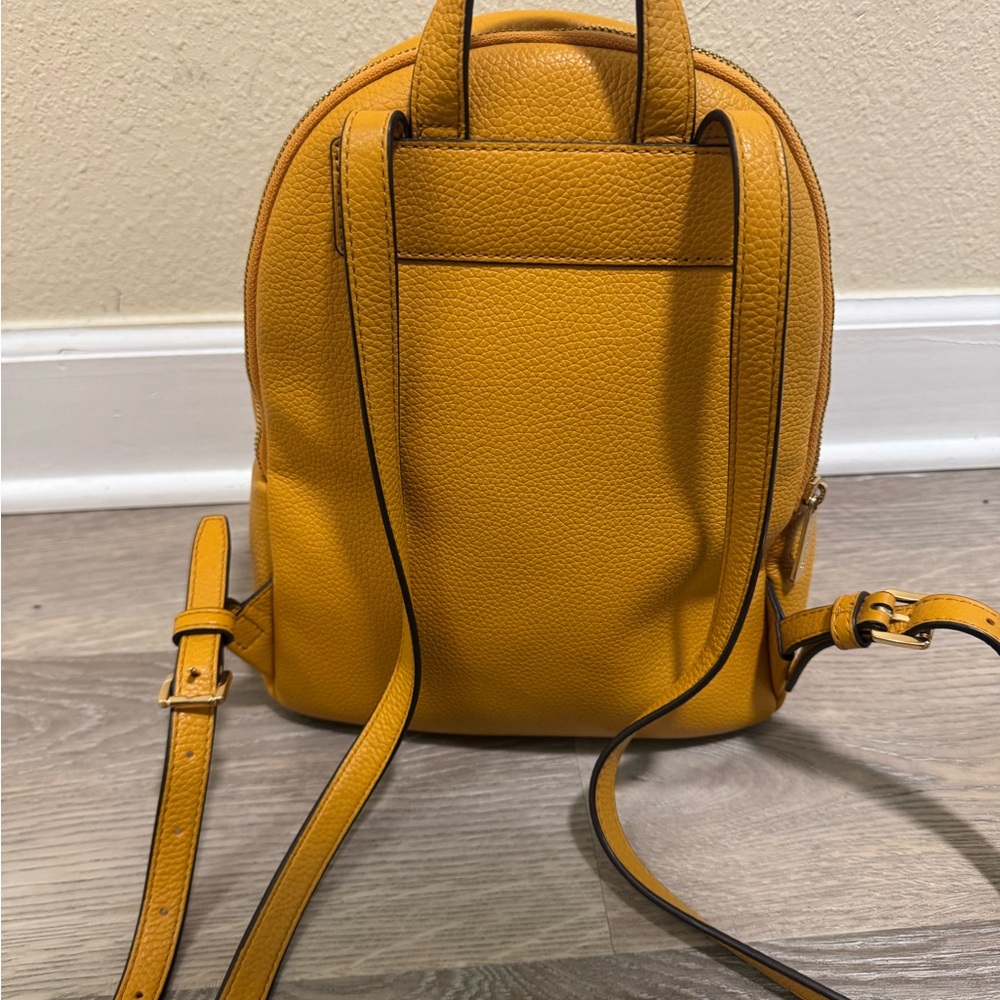 Michael Kors Saffron Leather Backpack - Picture 3 of 5